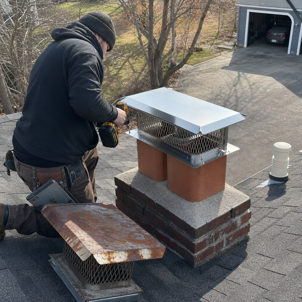 Chimney Cap & Crown in New Haven, CT | Keystone Chimney Cleaning Greater New Haven